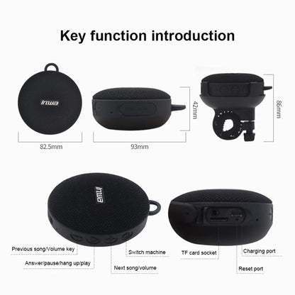 Bluetooth Speaker Wireless Bluetooth Bicycle Mini Speaker IPX7 Waterproof Shower Acoustics Outdoor Music Sound+Bike Mount