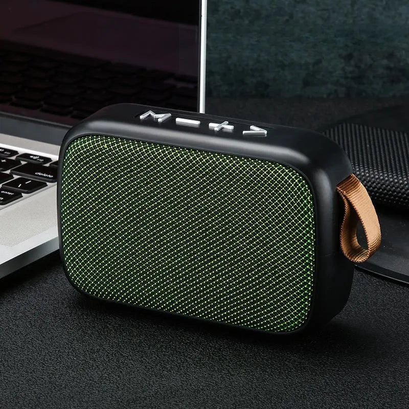 Mini Fabric Wireless Bluetooth Speaker, Waterproof Outdoor Hlfl 3D Stereo MP3 Player Support FM Radio Support SD TF Card Speaker