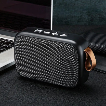 Mini Fabric Wireless Bluetooth Speaker, Waterproof Outdoor Hlfl 3D Stereo MP3 Player Support FM Radio Support SD TF Card Speaker