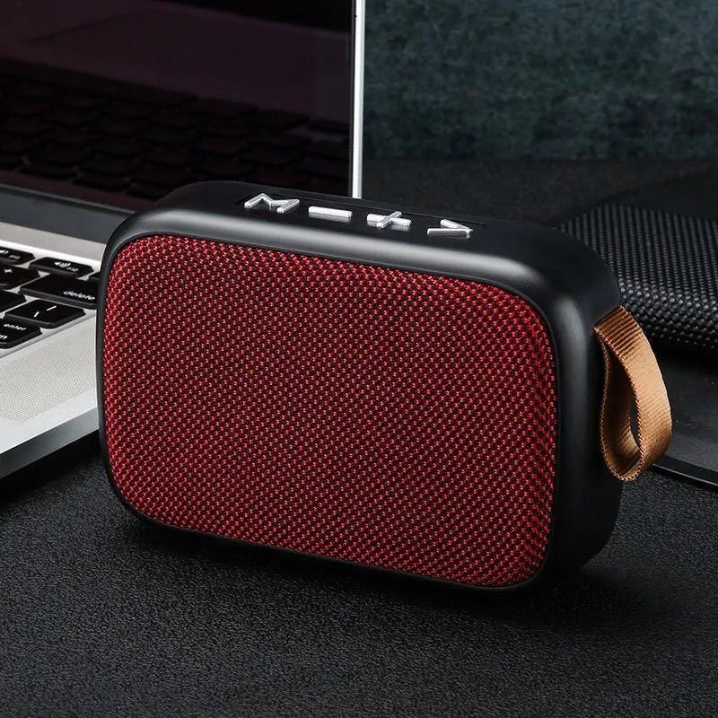 Mini Fabric Wireless Bluetooth Speaker, Waterproof Outdoor Hlfl 3D Stereo MP3 Player Support FM Radio Support SD TF Card Speaker