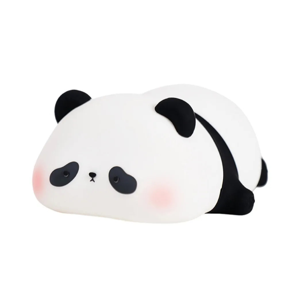 Panda Silicone Night Light Patting Light Sleep Light Bedside Light for Room Decor, Cute Gifts for Boys Girls Baby Children