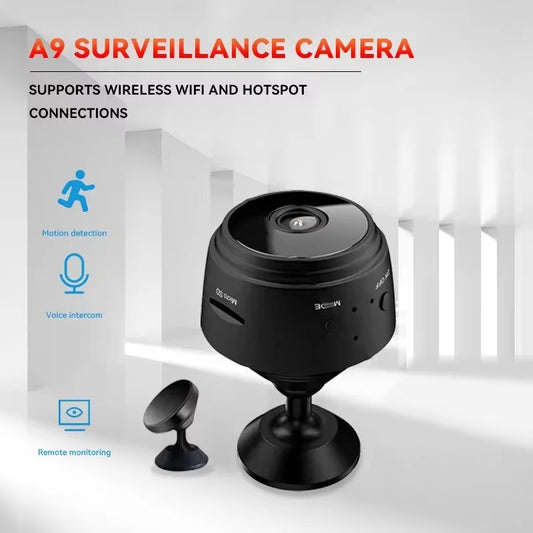 A9 Wifi Mini Camera Wireless Video Recorder Voice Recorder Security Monitoring Camera Smart Home for Infants and Pets